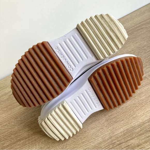 Converse Metallic Pink Leather high top Run Star Hike - Picture 3 of 9